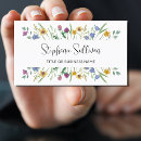 Search for wildflower business cards Botanical