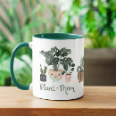 Search for potted mugs Watercolor potted plants