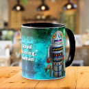 Search for vintage robots mugs Sci fi