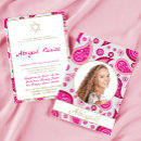 Search for jewish bar bat mitzvah invitations Pink