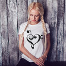 Search for bass clef tshirts Music