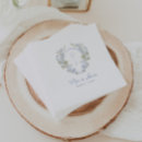 Search for crest monogram napkins Calligraphy