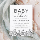 Search for white bloom invitations Boho chic