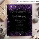 Search for black and purple invitations Script