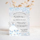 Search for winter wonderland quince invitations Blue