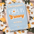 Search for boys 4th birthday invitations Blue