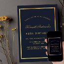 Search for classic formal 50th birthday invitations Simple