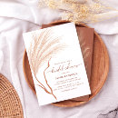Search for pampas grass bridal shower invitations Bride to be