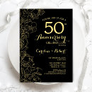 Search for gold typography wedding invitations Botanical