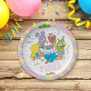 Search for sesame street birthday plates Colourful kids party