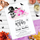 Search for halloween bridal shower invitations Skull