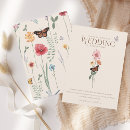 Search for simple wildflower wedding invitations Modern