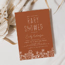 Search for burnt orange baby shower invitations Gender neutral