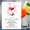 Search for wine glass bridal shower invitations Elegant