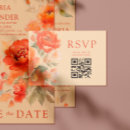 Search for qr code wedding rsvp cards Boho