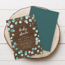 Search for brown baby shower invitations Botanical