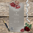 Search for red and grey wedding invitations Budget