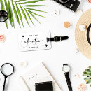 Search for airplane luggage tags For her