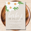 Search for in bloom baby baby shower invitations Modern