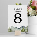 Search for mountain table cards Minimalist