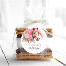 Search for western birthday party stickers Pink