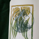 Search for nature rubber stamps Green