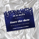 Search for navy silver save the dates Blue and silver