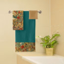 Search for green decorative gold bath towels Botanical