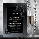 Search for surprise 90th birthday invitations Black