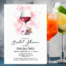 Search for wine glass bridal shower invitations Elegant