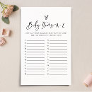Search for fun baby shower games Typography