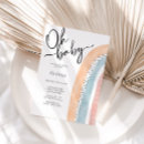 Search for abstract baby shower invitations Rainbow