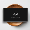 Search for beautician business cards Black