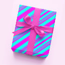 Search for neon pink wrapping paper Stripes