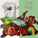 Search for clown fish tshirts Colourful