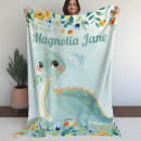 Search for dinosaur for kids blankets Girl