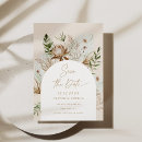 Search for pampas grass save the dates Watercolor