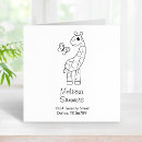 Search for giraffe rubber stamps Safari