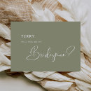 Search for bridesman invitations Modern