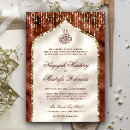 Search for ivory and gold wedding invitations Nikah