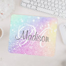 Search for pattern in bright trendy mousepads For her