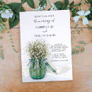 Search for babys breath wedding invitations White flowers