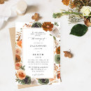 Search for orange and cream wedding invitations Rustic