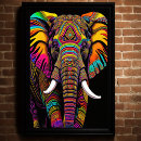 Search for elephant drawing art Colourful