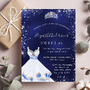 Search for silver glitter sweet 16 invitations Glamourous