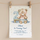 Search for 2nd teddy bears birthday invitations Cute
