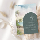 Search for palm tree wedding invitations Destination
