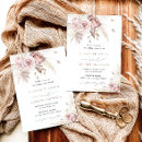 Search for elegant dusty rose wedding invitations Boho