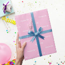 Search for best friend wrapping paper Pink