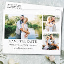 Search for black and white save the dates postcards Couple photo
